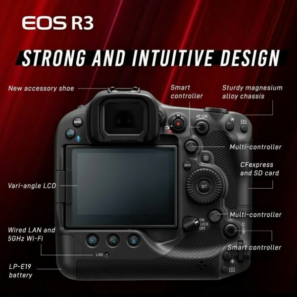 Canon проведет онлайн-презентацию камеры Canon EOS R3 14 сентября